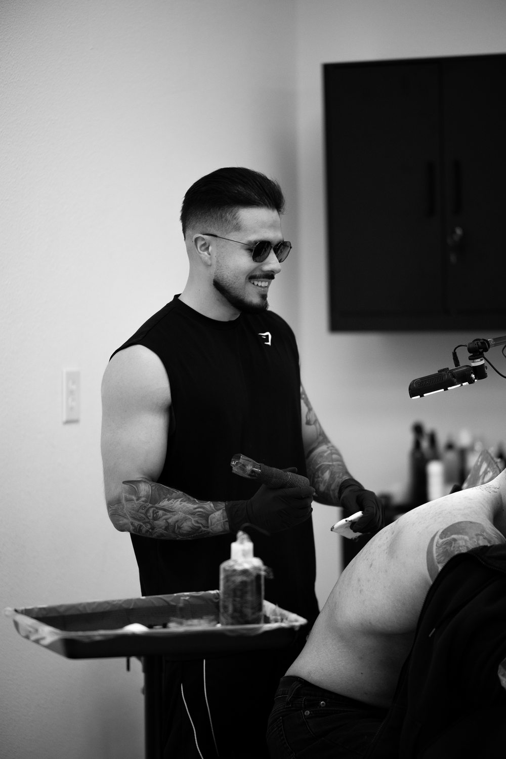 Andres, tattoo artist in San Antonio